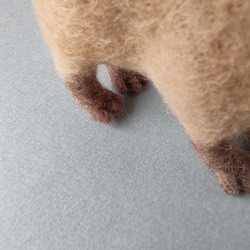 あるくカピバラ　（素材・羊毛） 4枚目の画像