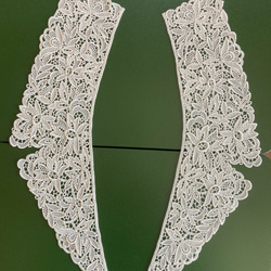 白レース襟・レース襟モチーフ・レース付け襟ヴィンテージ風 #9127
