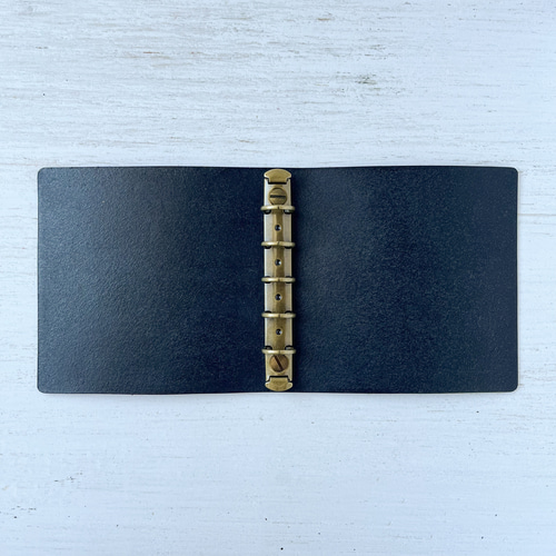 M5スクエアシステム手帳 イタリアンレザー ハンドメイド 雑貨