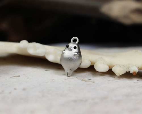 ネックレス アイボリー アザラシ 作家刻印 ネックレス アイボリー