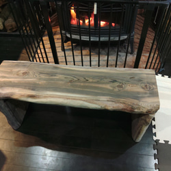 杉の輪切りのレジンテーブル センターテーブル ローテーブル・リビング