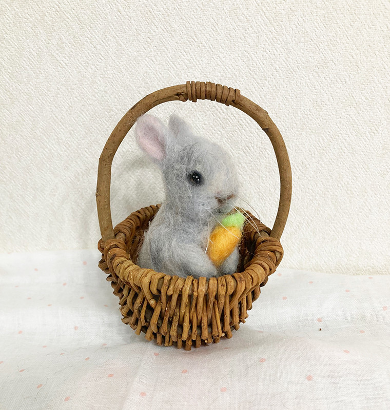 うさぎのビスクドールカマー&ラインハルトとWoolly Sheep（小さな羊） うさぎのビスクドールカマー&ラインハルトとWoolly Sheep