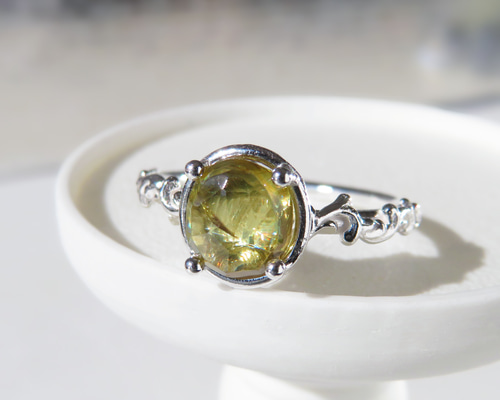 minはる★天然スフェーン★リング、ペンダントオーダー スフェーン リング / Sphene Ring 3 指輪・リング NATSU WORKS 通販