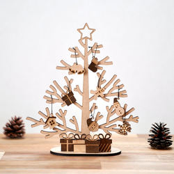 木製】クリスマスツリー オブジェ オーナメント 雑貨・その他