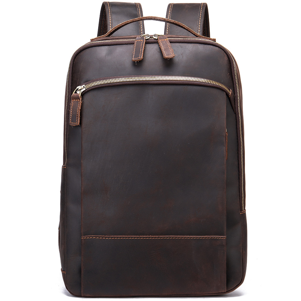本革 リュックサック メンズ レザー バックパック 機能性 リュック アウトドア 14インチPC対応 通勤通学 カジュア