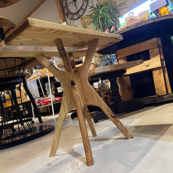 在庫あり　即納　サイドテーブル　ＬＡ　ＦＵＳＩＯＮ　レジンテーブル　ソファーテーブル　ナチュラル　高級感　 3枚目の画像