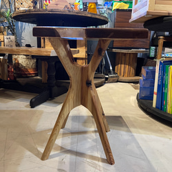 在庫あり　即納　サイドテーブル　ＬＡ　ＦＵＳＩＯＮ　レジンテーブル　ソファーテーブル　ナチュラル　高級感　 4枚目の画像