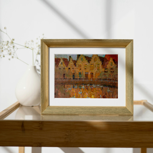 ヴィンテージ洋画 絵画 アンティーク絵画 風景画 洋画 ヨーロッパ現地購入 Very Old 19世紀 アンティーク 絵画油彩 道化師 /ヨーロッパ欧州
