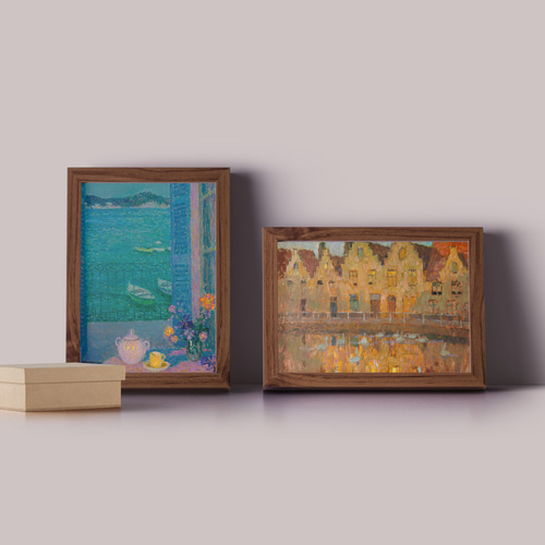 【ヴィンテージ絵画】ヨーロッパ絵画 風景画 38220fe032742fce0e394728929741