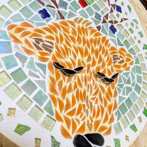 世界で一つ モザイクタイルDe夢見るトナカイさん クリスマスインテリア