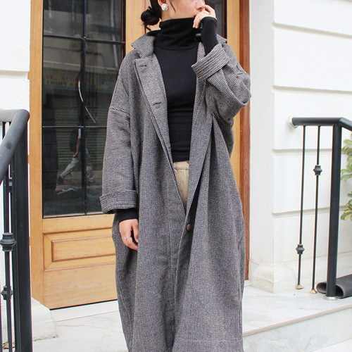 ほっこり冬素材◉ 国産ウールオーバーコート クラシックグレー コート