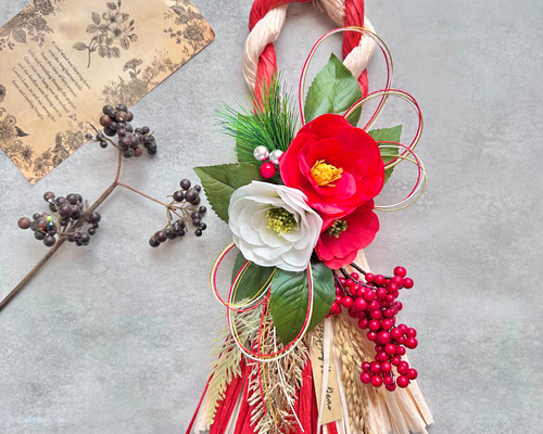 kezouji スワッグ リース しめ縄リース おまとめ3点 kezouji スワッグ