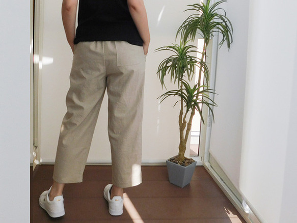 ◆お試し価格◆イージーパンツ◆　3つのポケット　すっきりシルエット 2枚目の画像