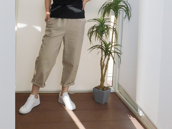 ◆お試し価格◆イージーパンツ◆　3つのポケット　すっきりシルエット 6枚目の画像