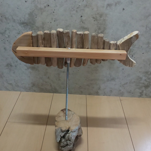 流木アート さかな 立体・オブジェ 上州屋リフォーム 通販 18577156