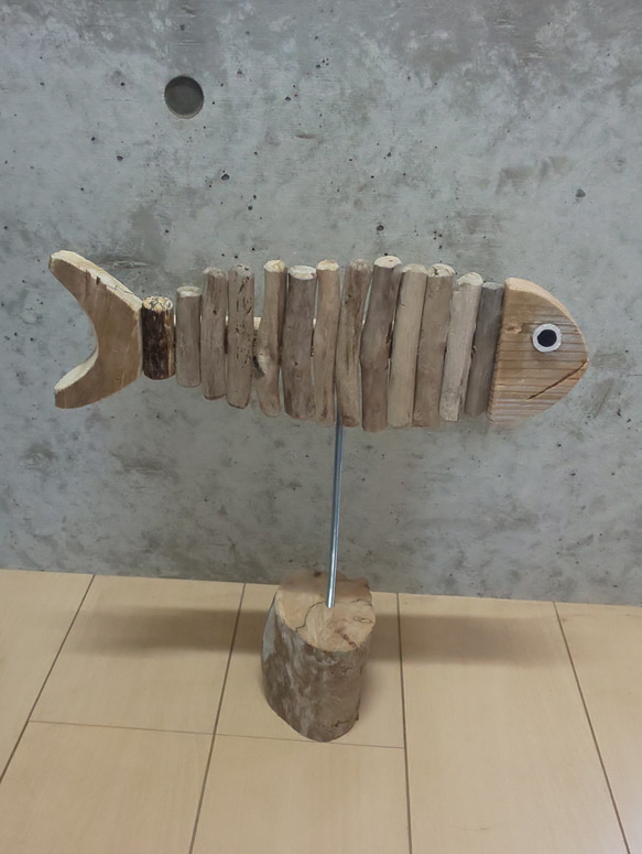 流木アート さかな 立体・オブジェ 上州屋リフォーム 通販