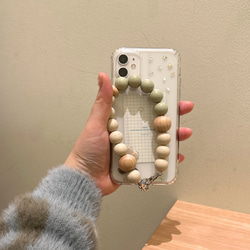 【 カスタマイズ 可 】　ハンドストラップ　スマホストラップ　スマホ　ストラップ　ウッド　手首　落下防止　オーダー　木 20枚目の画像