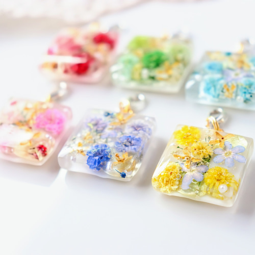 アンブレラマーカー】傘 目印 ふるり レジン 紫色 傘・日傘 まなまま