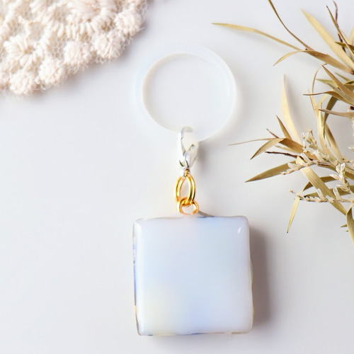 アンブレラマーカー】傘 目印 ふるり レジン 紫色 傘・日傘 まなまま