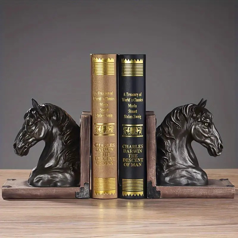 馬モチーフのブックエンド Horse Bookend set｜馬モチーフのブックエンド