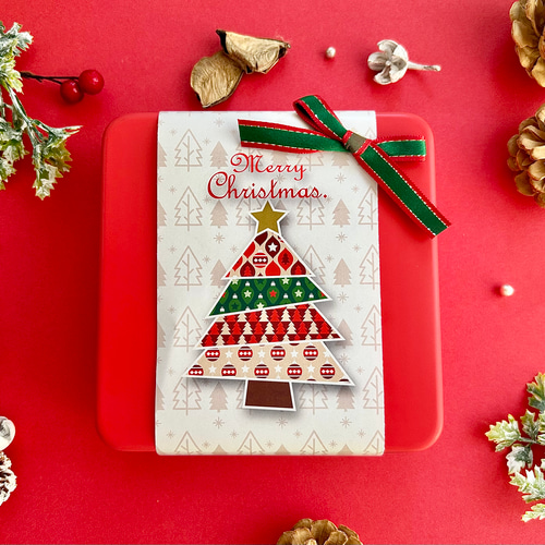 12月24日着】クリスマスアソートクッキー缶 クッキー にじいろクッキー