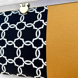 おとなのモロッカンリング【ブラック】・長財布《ブロンズマスタード / ワインレッド》 6枚目の画像