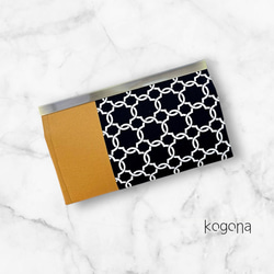 おとなのモロッカンリング【ブラック】・長財布《ブロンズマスタード / ワインレッド》 4枚目の画像