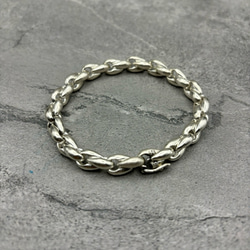 シルバーブレスレット シルバー925 8mm幅 ブレスレット RESHEM SILVER