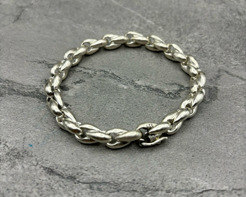 シルバーブレスレット シルバー925 8mm幅 ブレスレット RESHEM