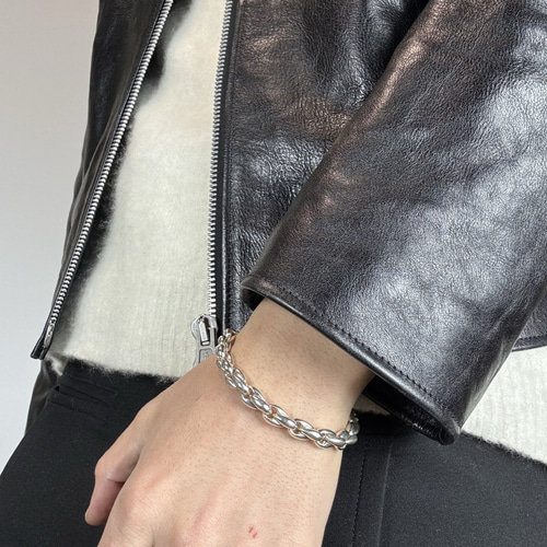 レビュー高評価商品 シルバーブレスレット RESHEM ブレスレット 8mm幅 シルバー925 アクセサリー