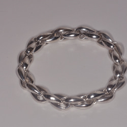 RESHEM SILVER 12ミリ　グレンデシャン型　シルバーブレスレット RESHEM SILVER 12ミリ グレンデシャン型 シルバーブレスレット