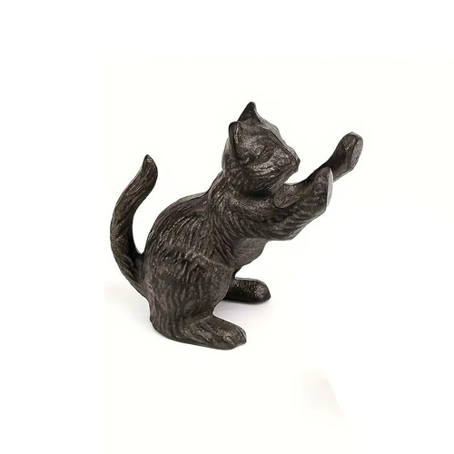 猫 ブックエンド スタンド 1個 置物 本棚 収納 ヴィンテージ