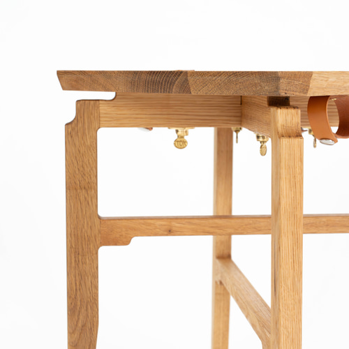 SQUARE STOOL 無垢 オーク スツール 折りたたみ アウトドア 椅子