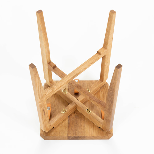 SQUARE STOOL 無垢 オーク スツール 折りたたみ アウトドア 椅子