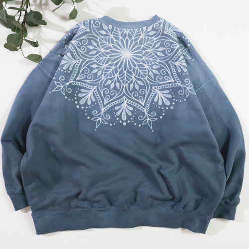 GLOBE パターン長袖トレーナー 80年代 USA製 Harley-Davidson ハーレーダビッドソン イーグル