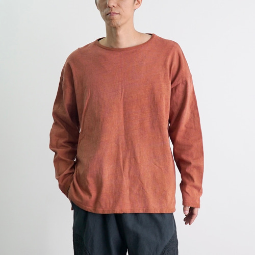 ロン スラブニットロンT/コーラルピンク/愛知県産スラブニット その他