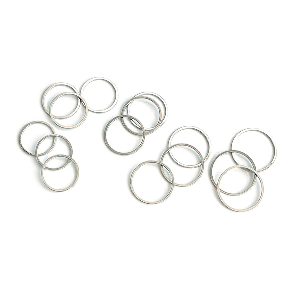 ejr124【2件】可選尺寸2-13關節環環 第18張的照片