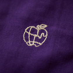 ＋HAyU fabric 綿100%ダブルガーゼ刺繍ハンカチ ～HAyU BEAR 2024～ 19枚目の画像