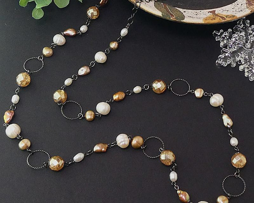 希少ビンテージ長命鎖天然石パワーストーンロングネックレス骨董アンティーク瑪瑙 希少ビンテージ長命鎖天然石パワーストーンロングネックレス骨董