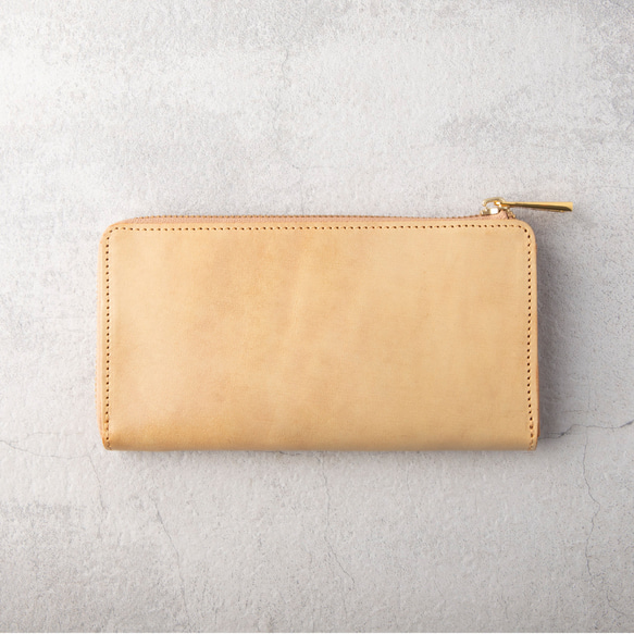 数量限定のアウトレットSALE 長財布 本革 栃木レザー L字ファスナー