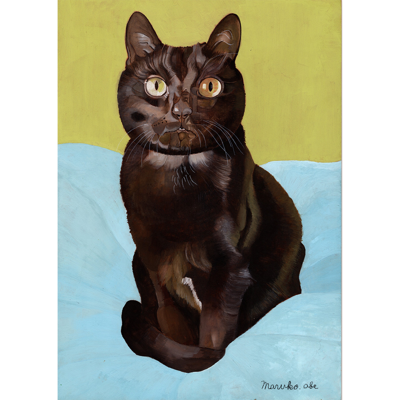 猫イラスト「クルタ」原画