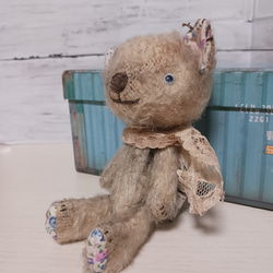 サンアローテディベア・テディガール＊アンティークマくまビンテージ古いぬいぐるみ アンティーク風くまさん テディベア くまのぬいぐるみ
