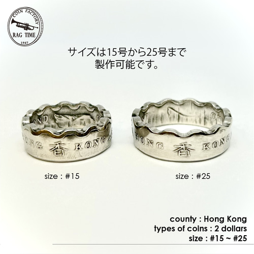 コインリング ハンドメイド
アメリカ合衆国（HALF DOLLAR） 指輪の作り方】難しい工具が無くてもOK！自分だけのコインリング