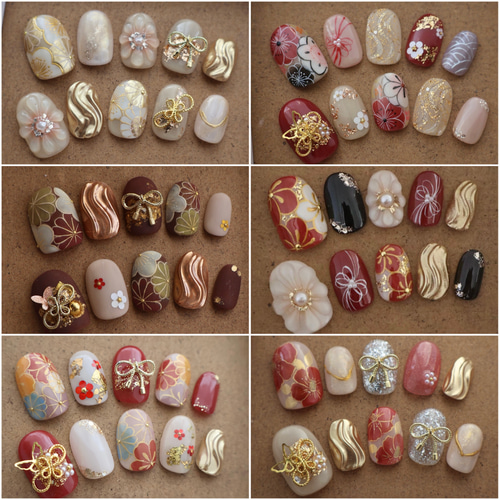 和ネイル専門店が作る成人式＆卒業式ネイルチップ｜振袖・袴にぴったり