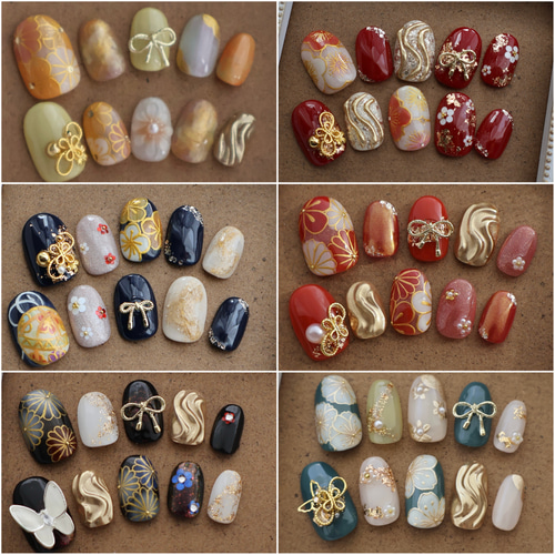 和ネイル専門店が作る成人式＆卒業式ネイルチップ｜振袖・袴にぴったり