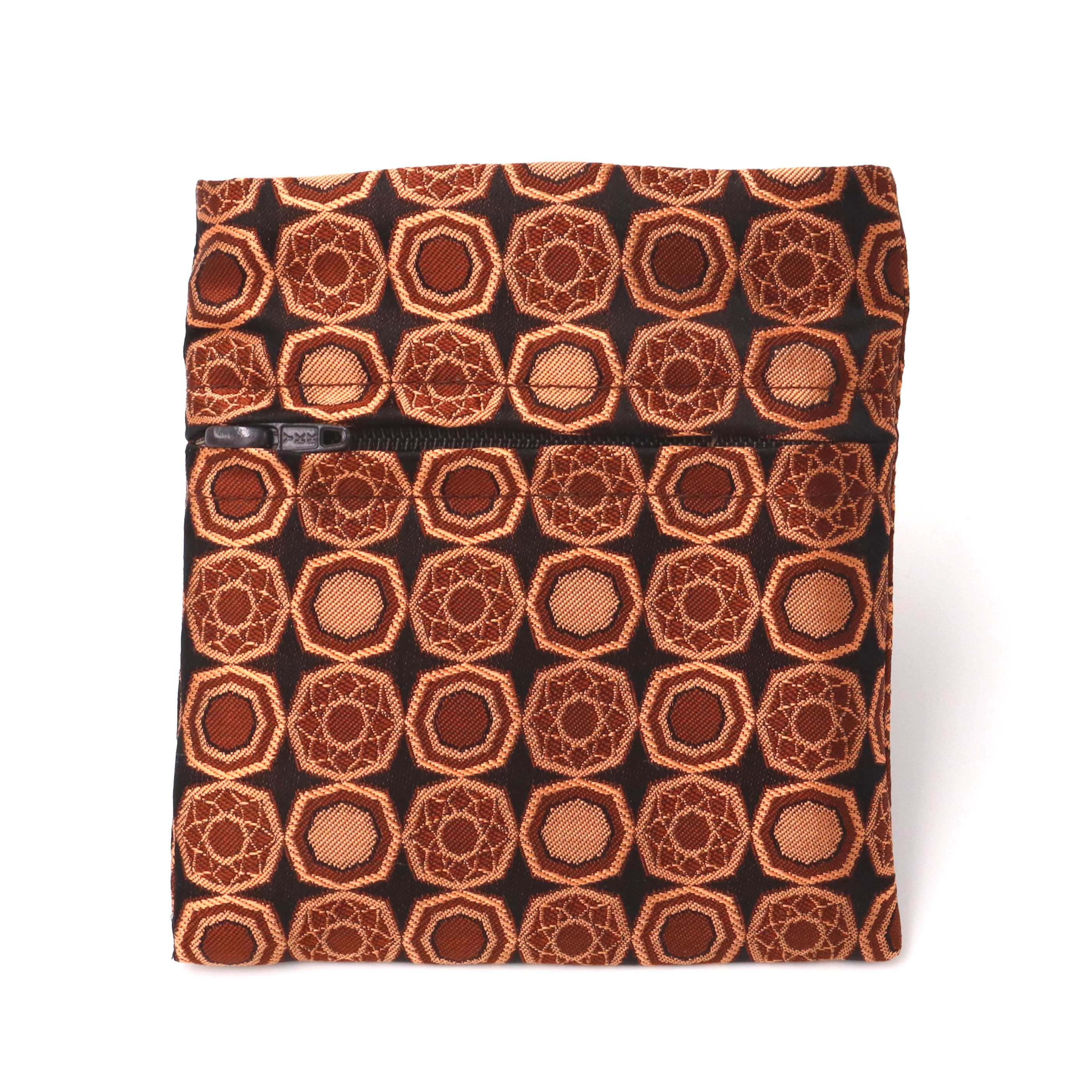 京の錦織　光峯錦織工房　干支の柄を楽しむ　蛇の紋様　巳年　ミニ財布　ブラウン 5,861円