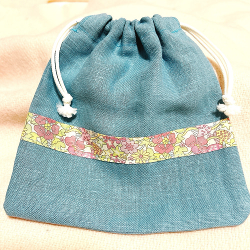 ミニ巾着 リバティ柄 巾着袋 imacoco 通販 18581241｜Creema(クリーマ)