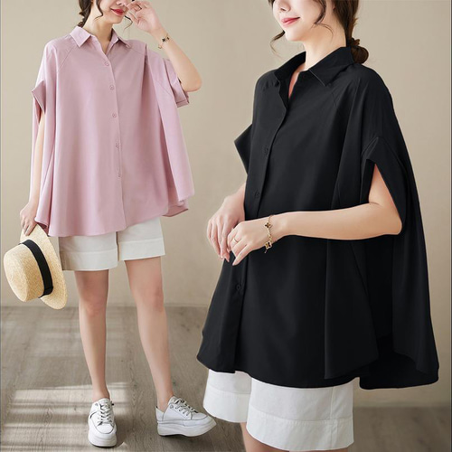大きいサイズ レディース トップス ブラウス シャツ 春夏 秋 新品 半袖 