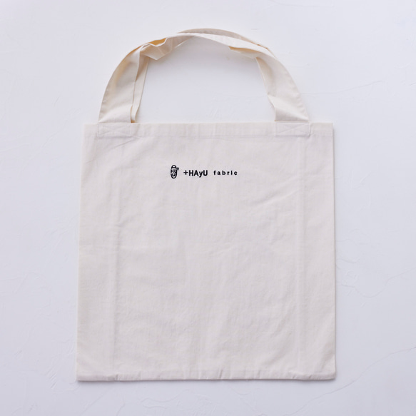 ＋HAyU fabric -Twin Tote bags- トートバッグ ～ニャンコ家系図～ 3枚目の画像