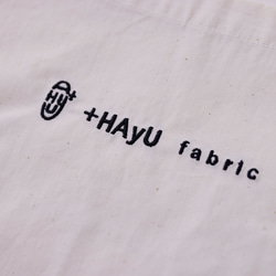 ＋HAyU fabric -Twin Tote bags- トートバッグ ～ニャンコ家系図～ 6枚目の画像